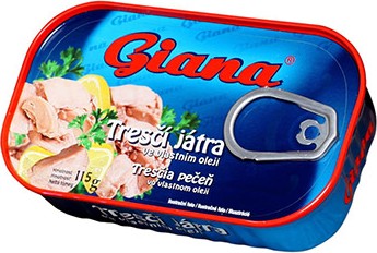 TRESČÍ JÁTRA V OLEJI 115G
