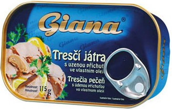 TRESČÍ JÁTRA S UZENOU PŘÍCHUTÍ