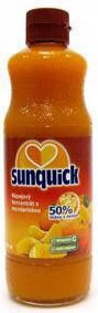 SUNQUICK SIRUP MANDARINKA 580L